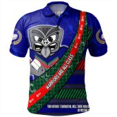 New Zealand Warriors Sport Polo Shirt - Theme Song For Rugby With Sporty Style