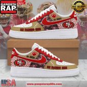 San Francisco 49ers Limited Edition Air Force 1 Running Sneakers Shoes