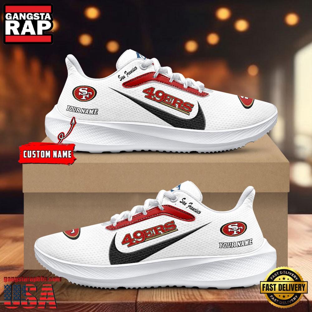 Custom Name San Francisco 49ers New Design Air Force 1 Shoes Running Sneakers Custom Name San Francisco 49ers New Design Air Force 1 Shoes Running Sneakers