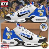 NCAA Custom Name San Jose State Spartans Football Mascot Symbol Air Max Plus Shoes Running Sneakers