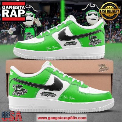 Savannah Ghost Pirates Custom Name Air Force 1 Running Sneakers Shoes