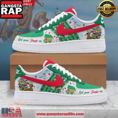 Scooby Doo Holiday Mystery Limited Edition Air Force 1 Running Sneakers