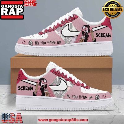 Scream No You Hang Up Limited Edition Air Force 1 Running Sneakers Shoes