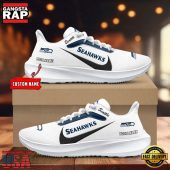 Custom Name Seattle Seahawks New Design Air Force 1 Shoes Running Sneakers