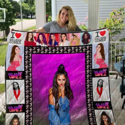 Selena Gomez I Love Quilt Blanket