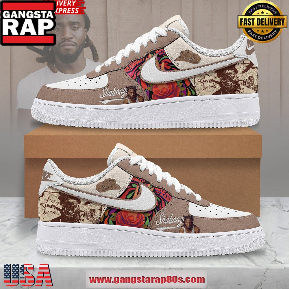 Shaboozey Limited Edition Air Force 1 Running Sneakers Shoes Shaboozey Limited Edition Air Force 1 Running Sneakers Shoes