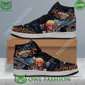 Singer Steven Tyler American for Fans Jaguar pattern Air Jordan sneaker Boot