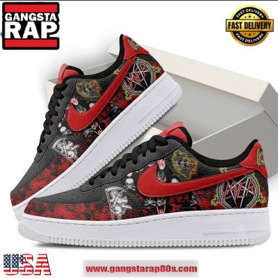 Slayer Angel Of Death Air Force 1 Running Sneakers Shoes