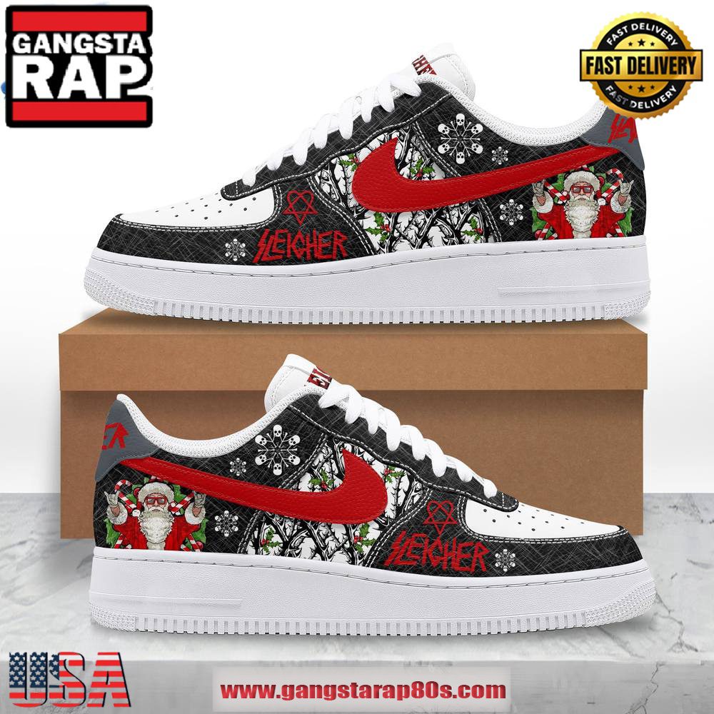 Sleigher Slayer Christmas 2024 Limited Edition Air Force 1 Running Sneakers Shoes Sleigher Slayer Christmas 2024 Limited Edition Air Force 1 Running Sneakers Shoes