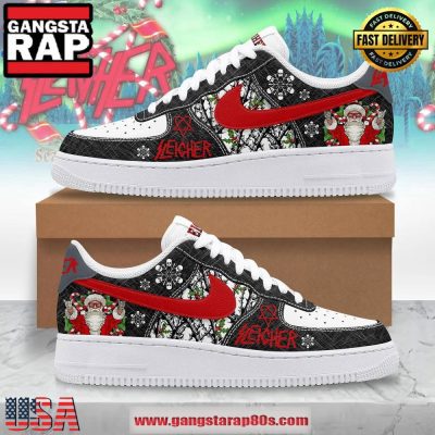 Sleigher Slayer Christmas 2024 Limited Edition Air Force 1 Running Sneakers Shoes