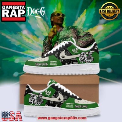 Snoop Dogg 420 Weed Limited Edition Air Force 1 Running Sneakers Shoes
