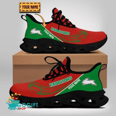 South Sydney Rabbitohs Custom Name New Edition Max Soul Shoes