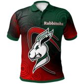 Australia Rabbitohs Custom Polo Shirt - Bunnies for Life Polo Shirt