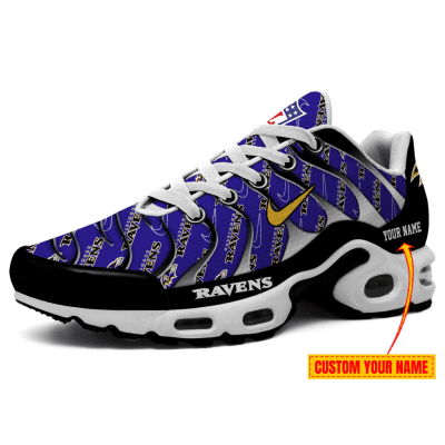 Baltimore Ravens-NFL Pattern Swoosh Personalized H56 Shoes-SP16112303ID02DS08
