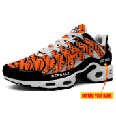 Cincinnati Bengals-NFL Pattern Swoosh Personalized H56 Shoes-SP16112307ID02DS08