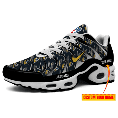 Jacksonville Jaguars-NFL Pattern Swoosh Personalized H56 Shoes-SP16112315ID02DS08