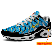 Los Angeles Chargers-NFL Pattern Swoosh Personalized H56 Shoes-SP16112318ID02DS08