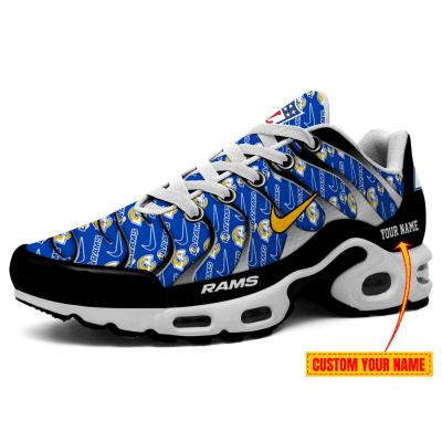 Los Angeles Rams-NFL Pattern Swoosh Personalized H56 Shoes-SP16112319ID02DS08