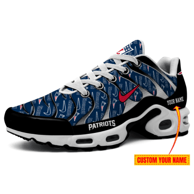 New England Patriots-NFL Pattern Swoosh Personalized H56 Shoes-SP16112322ID02DS08