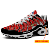San Francisco 49ers-NFL Pattern Swoosh Personalized H56 Shoes-SP16112328ID02DS08