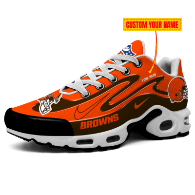 Cleveland Browns-Best Gift For NFL Fans Double Swoosh Personalized H56 Shoes
