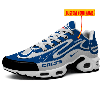 Indianapolis Colts-Best Gift For NFL Fans Double Swoosh Personalized H56 Shoes