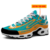 Miami Dolphins-Best Gift For NFL Fans Double Swoosh Personalized H56 Shoes