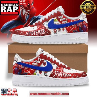 Spider-Man Christmas Holiday Limited Edition Air Force 1 Running Sneakers