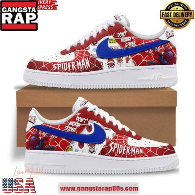 Spider-Man Christmas Holiday Limited Edition Air Force 1 Running Sneakers