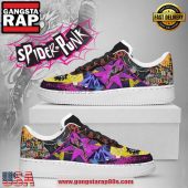 Spider-Punk Hobie Brown Limited Edition Air Force 1 Running Sneakers Shoes