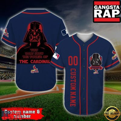 St Louis Cardinals Baseball Jersey Darth Vader Star Wars MLB Custom Name Number - MLB Fan Gifts