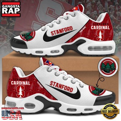 NCAA Custom Name Stanford Cardinal Football Mascot Symbol Air Max Plus Shoes Running Sneakers