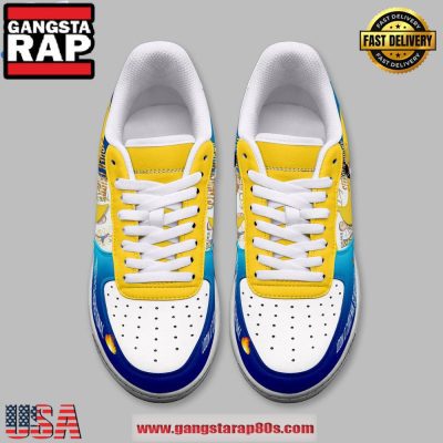 Stephen Curry NBA All Stars 2025 MVP Air Force 1 Running Sneakers Shoes