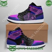 Stranger Things Horrors Series Season 4 Purple Air Jordan High Top