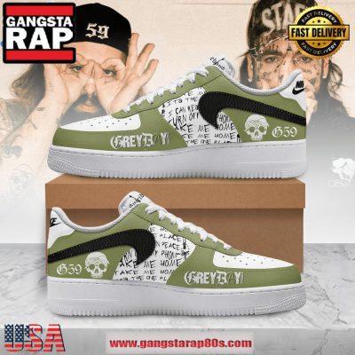 Suicideboys Grey Day Tour 2025 Limited Edition Air Force 1 Running Sneakers Shoes