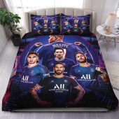 Paris Saint-Germain FC Super Star Blue Bedding Set