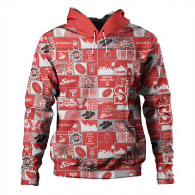 Sydney Swans Hoodie Legacy Of The Pride Comic Style