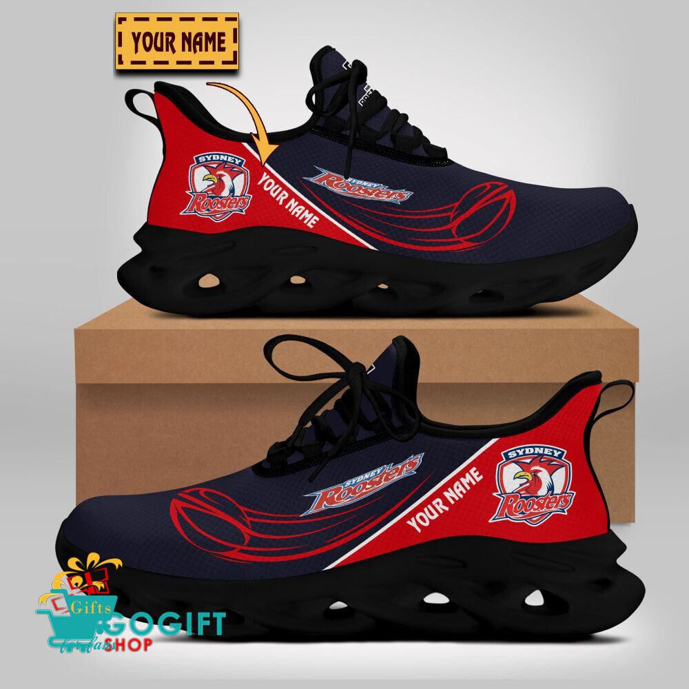 Sydney Roosters Custom Name New Edition Max Soul Shoes Sydney Roosters Custom Name New Edition Max Soul Shoes