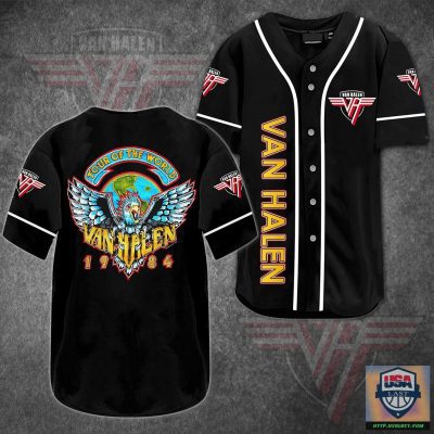 Van Halen Eagle Baseball Jersey