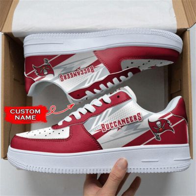 NFL Custom Name Tampa Bay Buccaneers Super Bowl Air Force 1 Shoes Sneakers