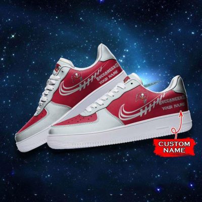 NFL Custom Name Tampa Bay Buccaneers Super Bowl Air Force 1 Sneaker Shoes