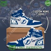 Tampa Bay Lightning NHL Personalized Ice Hockey Team Air Jordan High Top