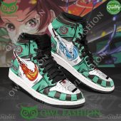 Tanjiro Water And Fire Air Jordan 1 Anime Custom Shoes 2 Re6we.jpg - demo10