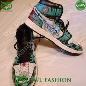 Tanjiro Water Breathing Air Jordan 1 Anime Custom Shoes Super Sober - demo10