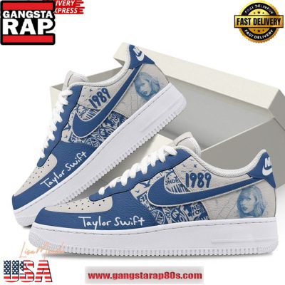 Taylor Swift 1989 Limited Edition Air Force 1 Sneakers Shoes