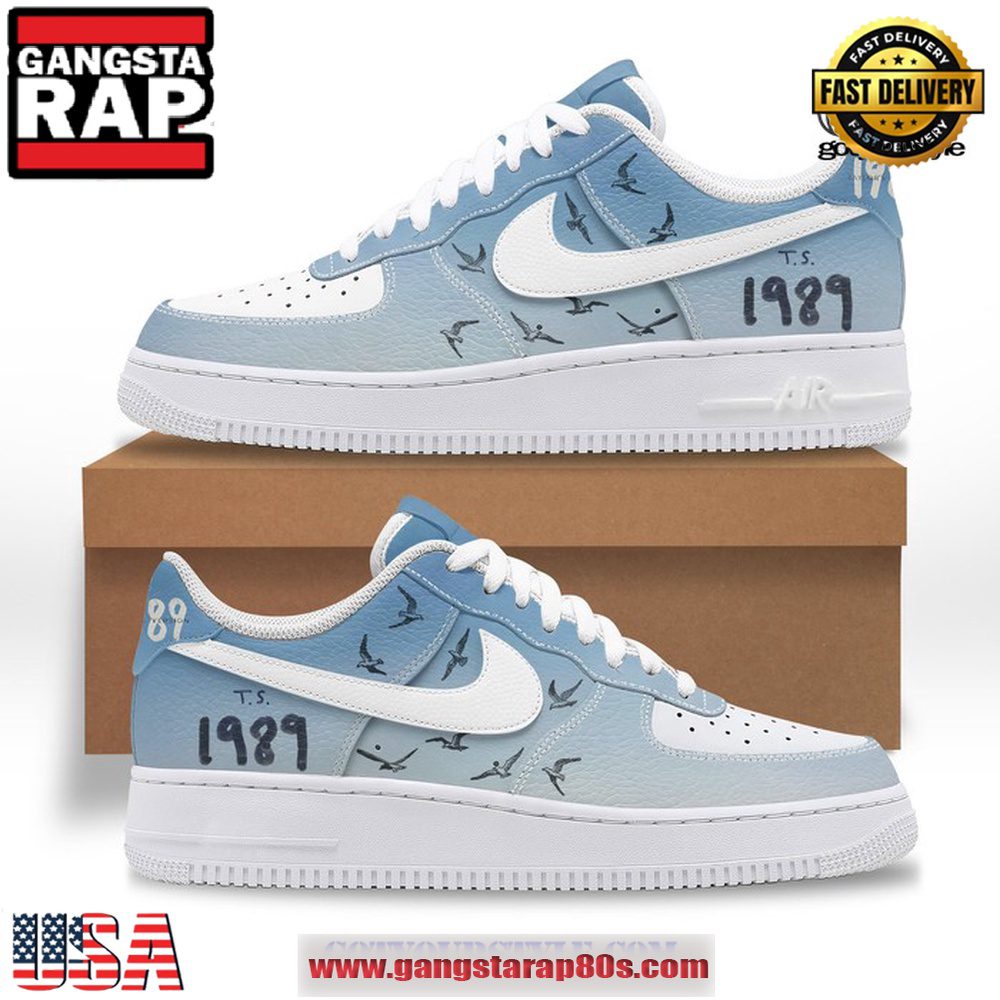 Taylor Swift 1989 Swifties Air Force 1 Running Sneakers Shoes Taylor Swift 1989 Swifties Air Force 1 Running Sneakers Shoes