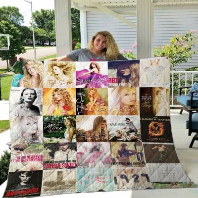 Taylor Swift Albums Collection Quilt Blanket