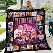 Taylor Swift Albums Quilt Blanket