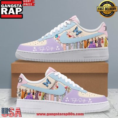 Taylor Swift Butterfly Limited Edition Air Force 1 Running Sneakers Shoes