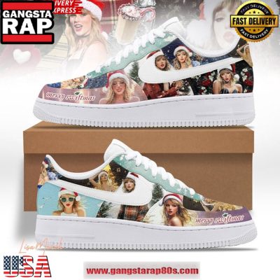 Taylor Swift Christmas Holiday Limited Edition Air Force 1 Running Sneakers
